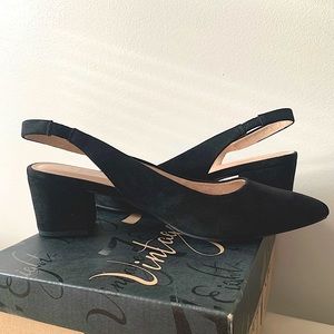 Suede Slingback shoes
